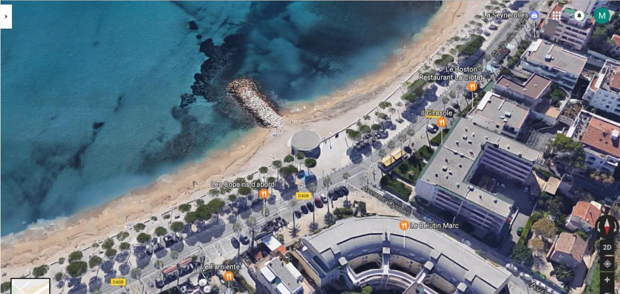Blue Summer Vibes Appartment For 4P, Ac, Parking, Beachfront, Spa Access -5 La Ciotat Dış mekan fotoğraf